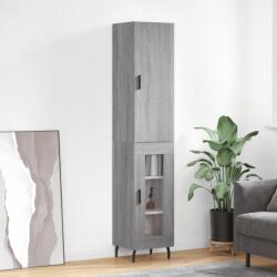 vidaXL Dulap înalt, gri sonoma, 34, 5x34x180 cm, lemn prelucrat GartenMobel Dekor (3199063) Comoda