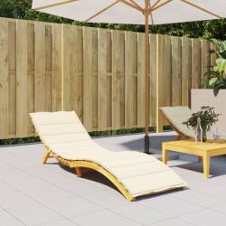 vidaXL Perna de sezlong, crem, 200x60x3 cm, textil oxford GartenMobel Dekor (314205)