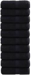 vidaXL Prosoape de baie premium SOLUND, 10 buc. , negru, 30x30 cm, 600 g/m2 GartenMobel Dekor (137421) Prosop