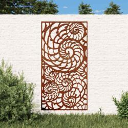 vidaXL Decor perete de gradina 105x55 cm design scoici otel Corten GartenMobel Dekor (824476)