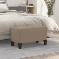 vidaXL Banca, gri taupe, 70x35x41 cm, microfibra GartenMobel Dekor (349445)