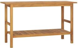 vidaXL Dulap de chiuveta baie, 132x45x75 cm, lemn masiv de tec GartenMobel Dekor (318482)