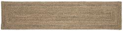 vidaXL Covor din iuta natural si negru 60x200 cm, handmade, pentru interior (42010488) Covor