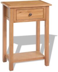 vidaXL Masa consola, 50 x 32 x 75 cm, lemn masiv de stejar GartenMobel Dekor (243932)