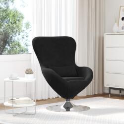 vidaXL Fotoliu tip ou din catifea neagra GartenMobel Dekor (42002730)
