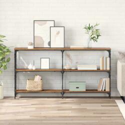vidaXL Masa de consola Lemn vechi 156 x 28 x 80, 5 cm Lemn compozit GartenMobel Dekor (882784)