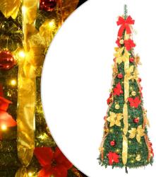 vidaXL Brad de Craciun artificial pop-up 200 LED-uri verde 210 cm GartenMobel Dekor (357763)