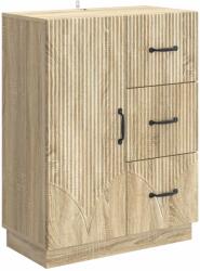 vidaXL Bufet cu sertar Stejar Sonoma 66 x 34, 5 x 87 cm Lemn prelucrat GartenMobel Dekor (895317) Comoda