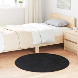 vidaXL Covor shaggy cu pom înalt, NAVARRA, negru, 100x100cm, poliester GartenMobel Dekor (4102894) Covor