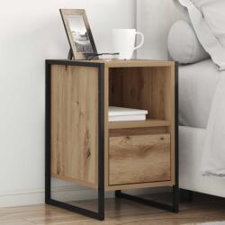 vidaXL Noptiera Stejar artizanal 39, 5 x 30 x 50 cm Lemn compozit GartenMobel Dekor (886664)