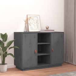 vidaXL Servanta, gri, 100x40x75 cm, lemn masiv de pin GartenMobel Dekor (820134) Comoda