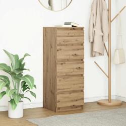 vidaXL Bufeta cu sertare Stejar Artisan 37, 5x35x99 cm Lemn prelucrat GartenMobel Dekor (861768) Comoda