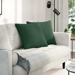 vidaXL Perne pentru canapea 2 pcs Verde închis 50 x 50 cm GartenMobel Dekor (42013994)