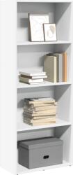 vidaXL Biblioteca, alb, 60x30x152 cm, lemn prelucrat GartenMobel Dekor (857908) Biblioteca