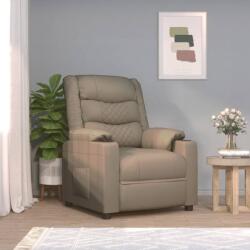 vidaXL Fotoliu rabatabil electric, cappuccino, piele ecologica GartenMobel Dekor (3143455)