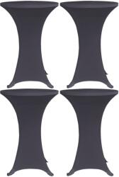 vidaXL Husa de masa elastica, 4 buc. , antracit, 60 cm GartenMobel Dekor (279084)