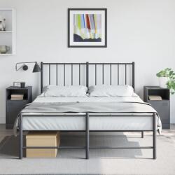vidaXL Noptiere, 2 buc. , antracit, 34, 5x39x62 cm, otel GartenMobel Dekor (841768)