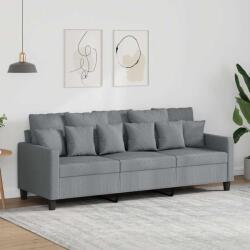 vidaXL Canapea cu 3 locuri, gri deschis, material 180CM textil GartenMobel Dekor (359275) Canapea