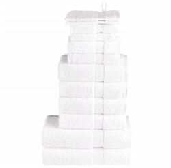 vidaXL Set de prosoape premium SOLUND, 12 piese, alb, 600 g/m2 GartenMobel Dekor (137570) Prosop