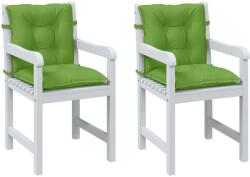 vidaXL Perne scaun spatar scund 2 buc. melanj verde 100x50x7 cm textil GartenMobel Dekor (4002394)