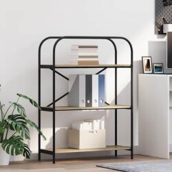 vidaXL Raft pentru carti Stejar sonoma 80 x 30 x 109 cm Lemn compozit GartenMobel Dekor (879846) Biblioteca