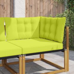 vidaXL Perna pentru canapea de exterior 3 pcs Verde Poliester GartenMobel Dekor (900919)