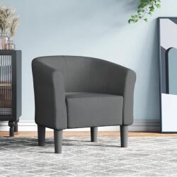 vidaXL Fotoliu tip cuva, gri închis, material textil GartenMobel Dekor (356430)