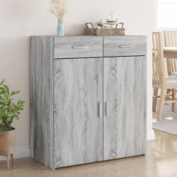 vidaXL Dulap, sonoma gri, 80x42, 5x93 cm, lemn prelucrat GartenMobel Dekor (3281474) Comoda