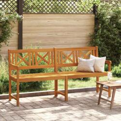 vidaXL Banca de exterior natural 180 x 56 x 90 cm Lemn Solid de Acacia GartenMobel Dekor (4105526)