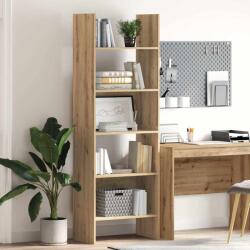 vidaXL Dulap pentru carti stejar artizanal 60 x 35 x 180 cm GartenMobel Dekor (875022) Biblioteca