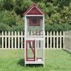 vidaXL Cusca de pasari cafeniu 60x58, 5x160 cm lemn masiv pin GartenMobel Dekor (172257)