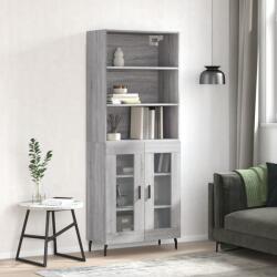 vidaXL Dulap înalt, gri sonoma, 69, 5x34x180 cm, lemn compozit GartenMobel Dekor (3189339) Comoda