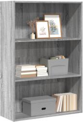 vidaXL Biblioteca, gri sonoma, 80x30x114 cm, lemn prelucrat GartenMobel Dekor (857936) Biblioteca