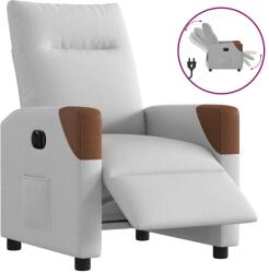 vidaXL Scaun reclinabil electric Cloud Grey Fabric GartenMobel Dekor (3323989)