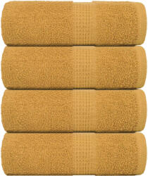 vidaXL Prosoape de sapun 4 buc Aur 30x30 cm 360 g/m2 100% bumbac GartenMobel Dekor (136801) Prosop