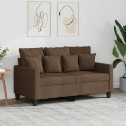 vidaXL Canapea cu 2 locuri, maro, 120 cm, material textil GartenMobel Dekor (359262) Canapea