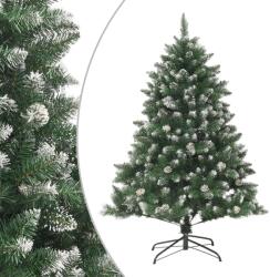 vidaXL Brad de Craciun artificial cu suport, 120 cm, PVC GartenMobel Dekor (345159)