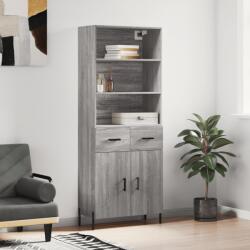 vidaXL Dulap înalt, gri sonoma, 69, 5x34x180 cm, lemn compozit GartenMobel Dekor (3200527) Comoda