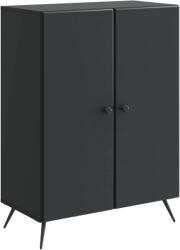 vidaXL Bufet Negru 66 x 34, 5 x 90 cm Lemn prelucrat GartenMobel Dekor (895506) Comoda