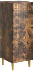 vidaXL Bufet Stejar fumuriu 33 x 34, 5 x 90 cm Lemn prelucrat GartenMobel Dekor (894600) Comoda
