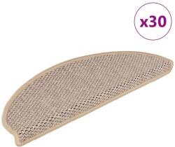vidaXL Covorase scari autoadezive 30 buc. bej deschis 65x21x4 cm sisal GartenMobel Dekor (3365880) Covor