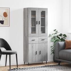 vidaXL Dulap înalt, gri sonoma, 69, 5x34x180 cm, lemn compozit GartenMobel Dekor (3198551) Comoda