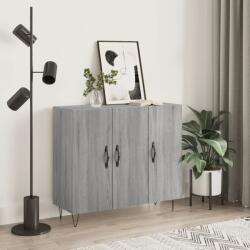 vidaXL Servanta, gri sonoma, 90x34x80 cm, lemn compozit GartenMobel Dekor (828106) Comoda