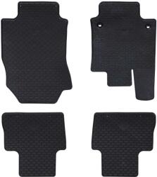 vidaXL Covor pentru masina 4 pcs Negru Cauciuc GartenMobel Dekor (42029091)