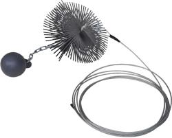 vidaXL Perie Rotunda pentru Curatat Cosul de Fum Diametru 20 cm GartenMobel Dekor (141272)