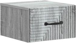 vidaXL Noptiera suspendata gri Sonoma cu sertar, 34, 5 x 33 x 20 cm (898607)