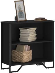 vidaXL Biblioteca, negru, 80x31x74, 5 cm, lemn prelucrat GartenMobel Dekor (848619) Biblioteca