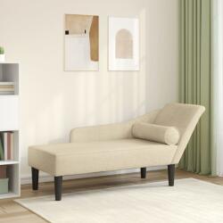 vidaXL Sezlong cu perne, crem, material textil GartenMobel Dekor (4007602)
