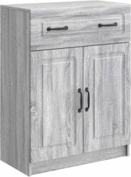 vidaXL Bufet cu sertar Sonoma gri 66 x 34, 5 x 87 cm Lemn prelucrat GartenMobel Dekor (895791) Comoda