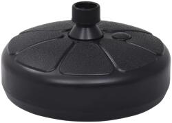 vidaXL Suport de umbrela, negru, 15 L, umplere cu nisip/apa GartenMobel Dekor (47854)